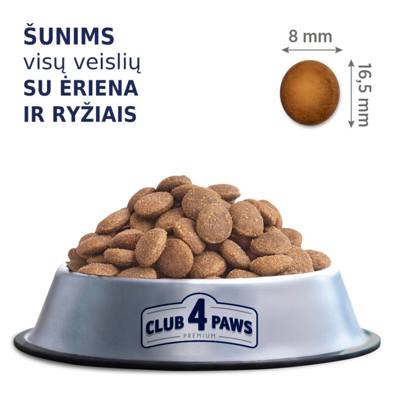 Premium visavertis pašaras suaugusiems visų veislių šunims ,,Ėriukas ir ryžiai"