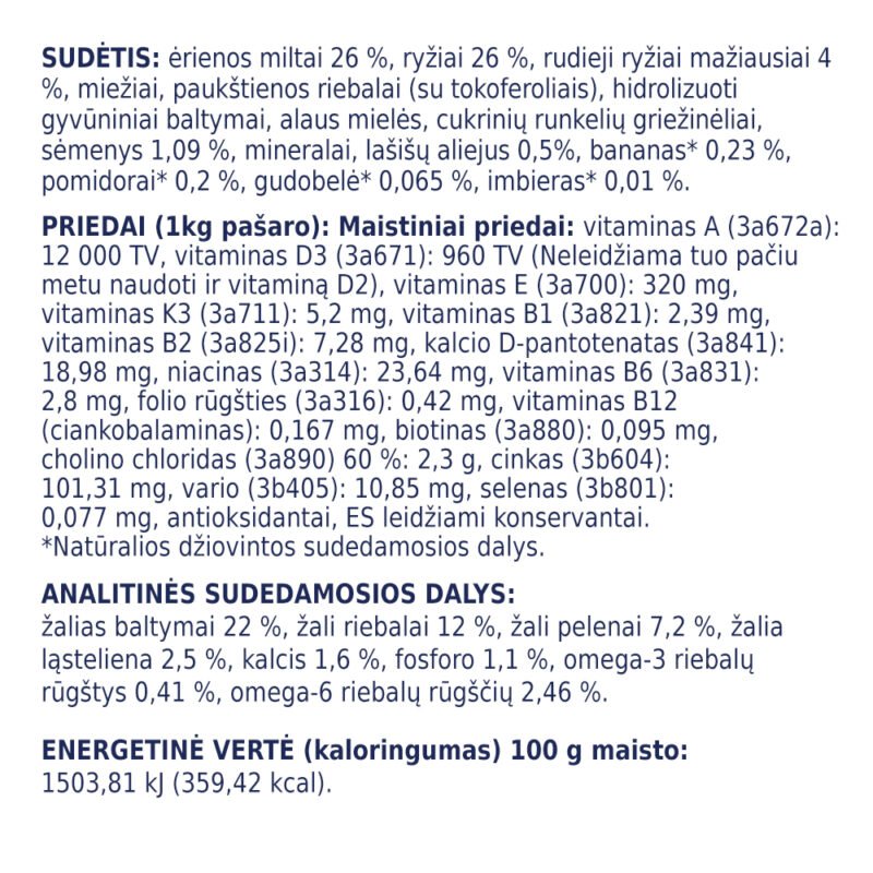 Premium visavertis pašaras suaugusiems visų veislių šunims ,,Ėriukas ir ryžiai"
