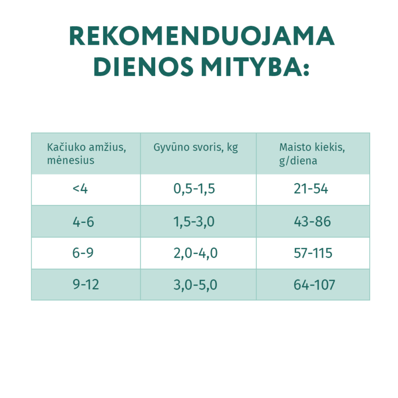 Visavertis pašaras kačiukams - višta