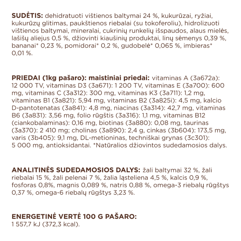Premium visavertis pašaras suaugusioms sterilizuotoms katėms "Sterilizuoti"
