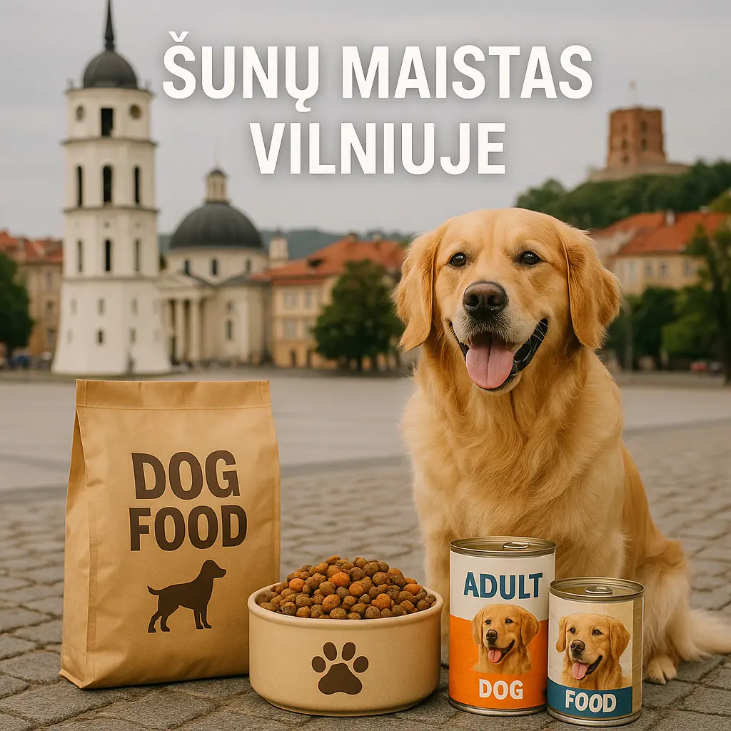 Šunų maistas Vilniuje